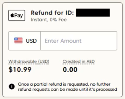 A screen shot of a refund

AI-generated content may be incorrect.